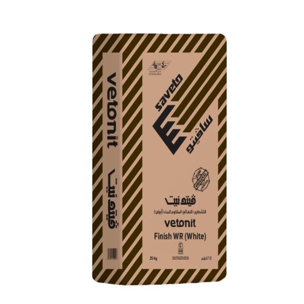 VETONIT FINISH WR-WHITE-25 KG BAG(WATER RESISTANT INTERNAL USE SMOOTH CEMENT COATING)