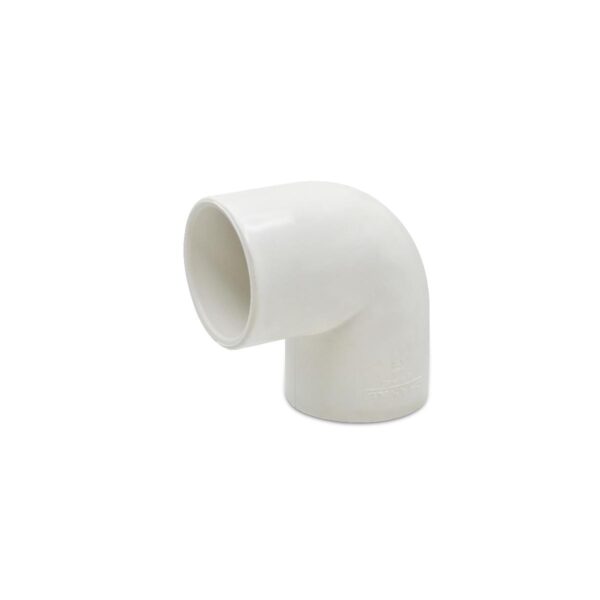 UPVC PLASTIC FEMALE ELBOW 90° 1.1/2*1.1/2 INCH SCHEDULE 40 WHITE AGM