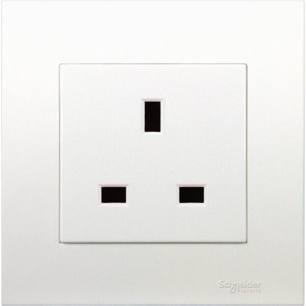 SCHNEIDER VIVACE SOCKET UNSWITCHED 13A 7*14cm 250V-KBT426 WHITE