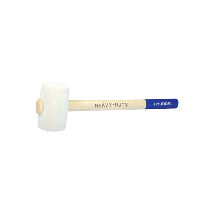 Hyundai Rubber Mallet With Wood Handle