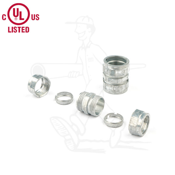 EMT Compression Coupling,Zinc - Image 2